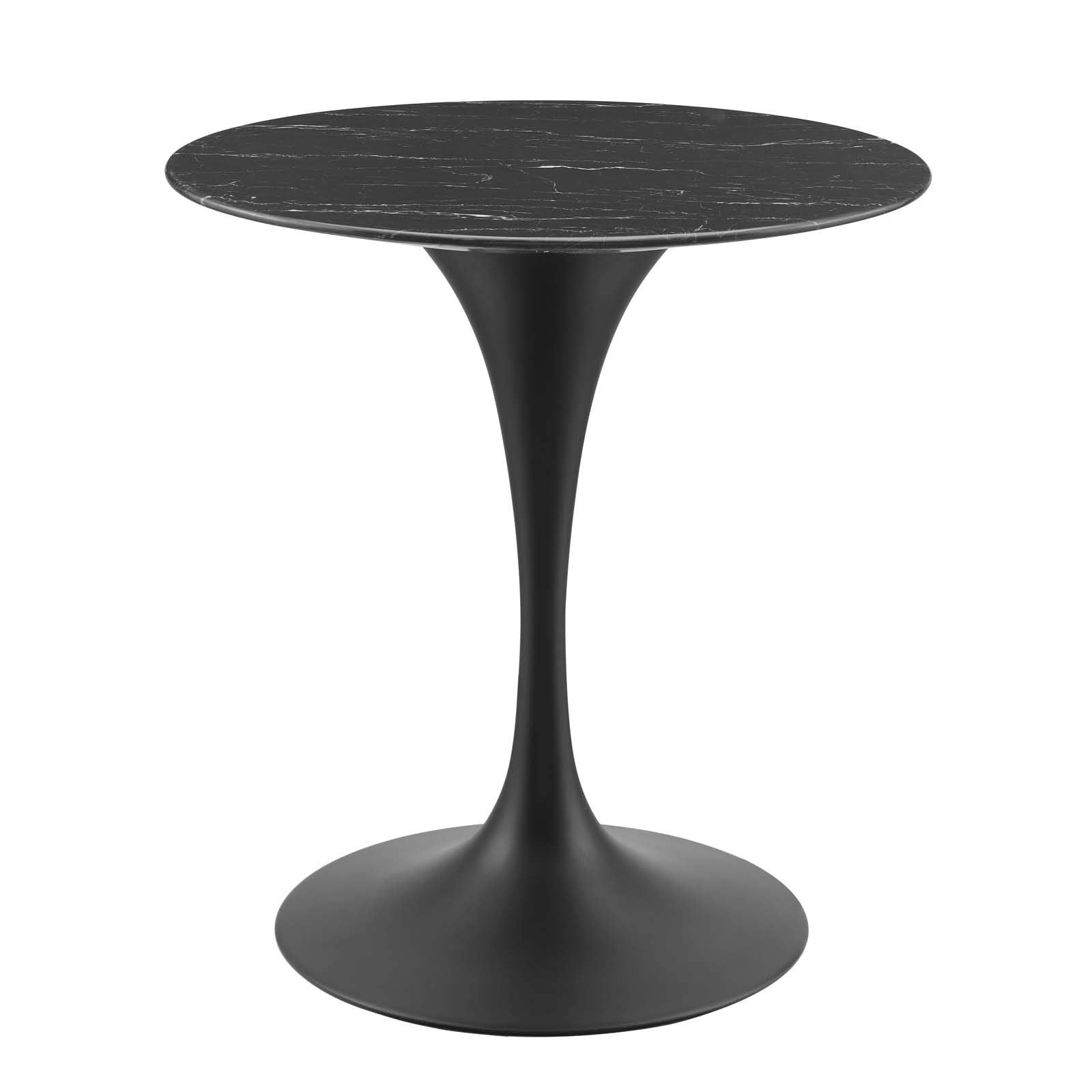 Modway Lippa Dining Table, 28", Black Black